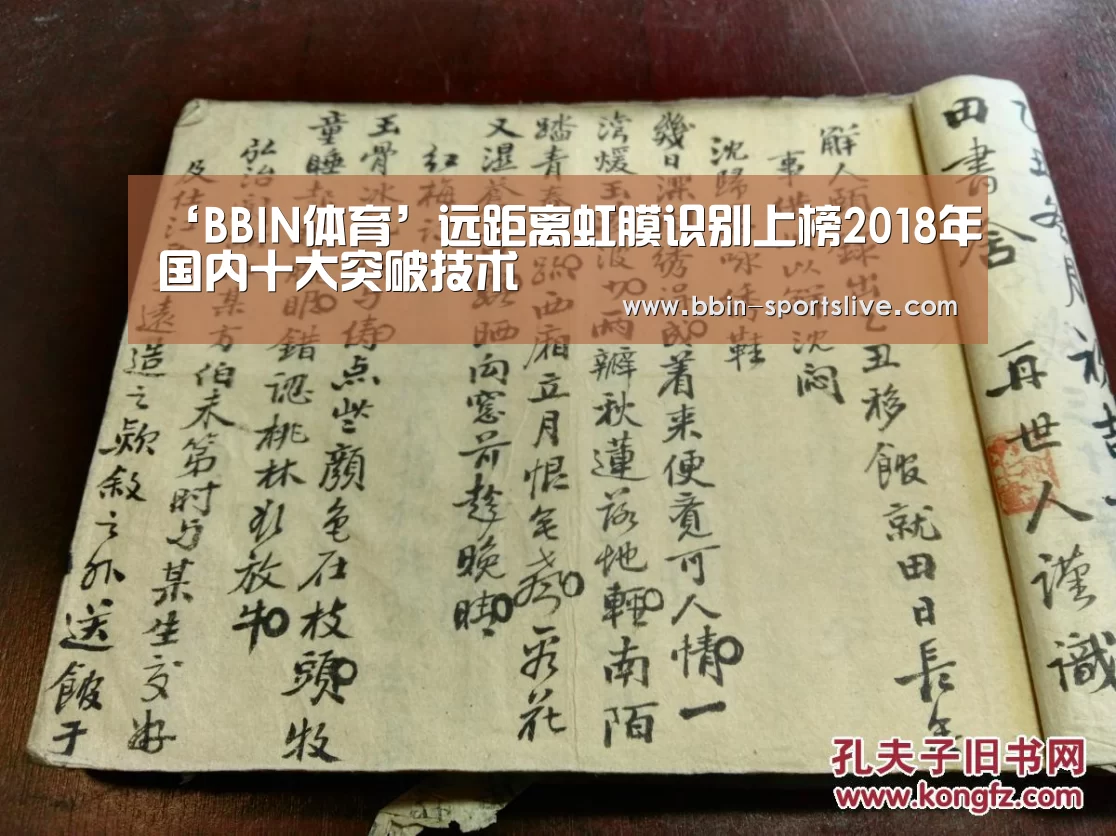 ‘BBIN体育’远距离虹膜识别上榜2018年国内十大突破技术(图3) BBIN足球